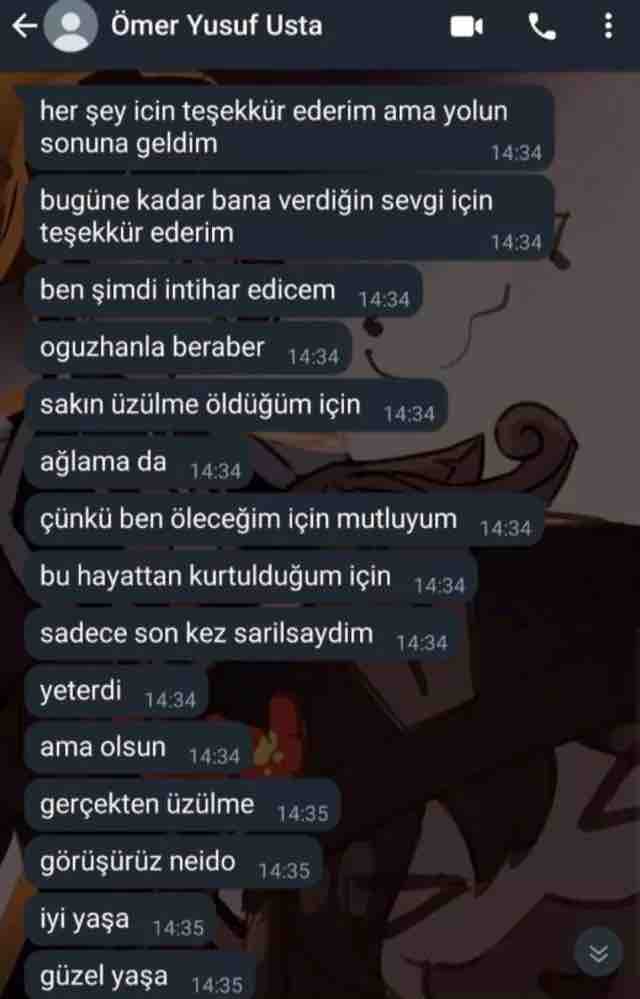 omer yusuf usta kimdir nerelidir neden intihar etti